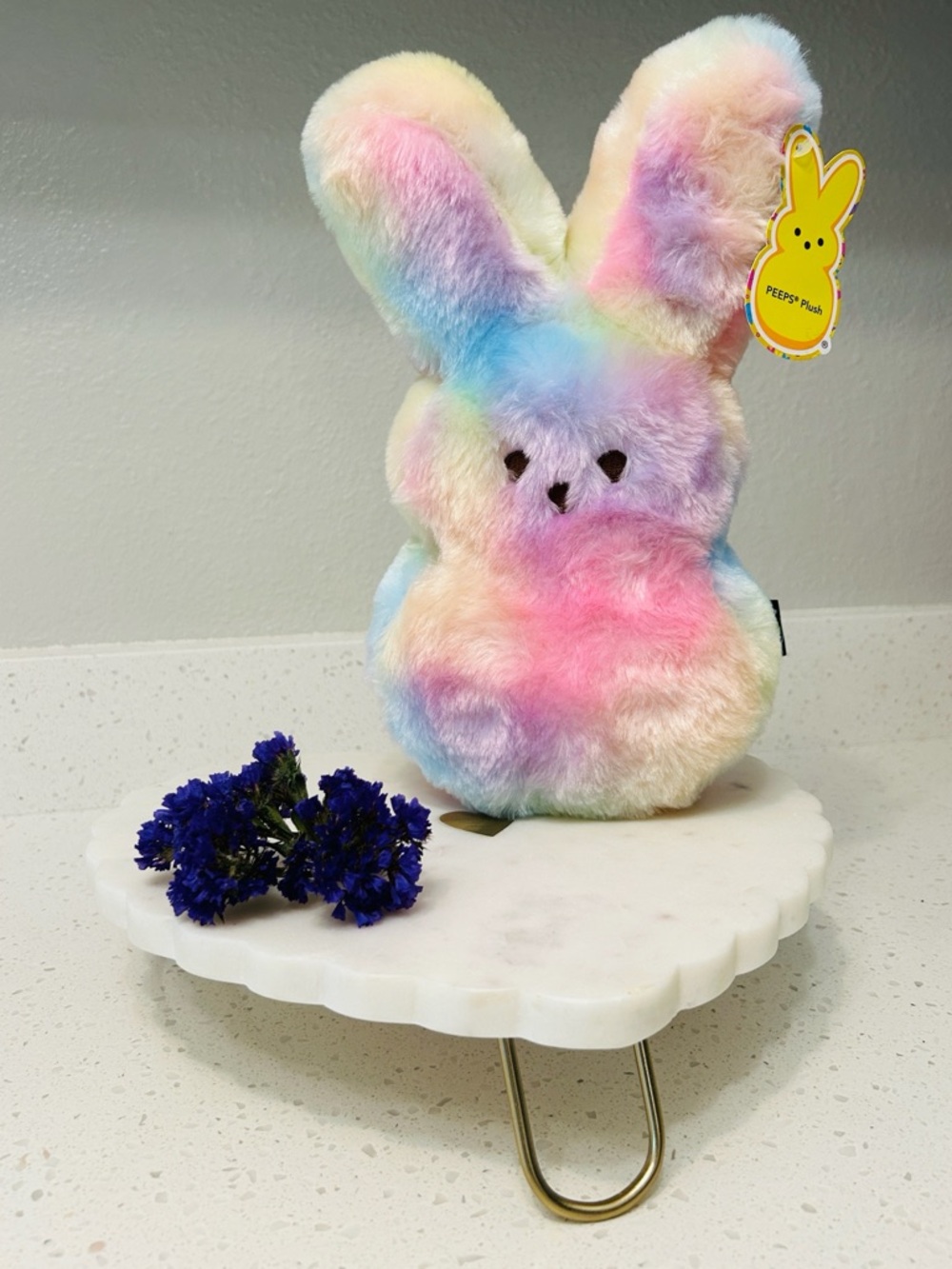 🐰🌈 Rainbow Tie Dye Peeps Bunny  Plushie NWT!